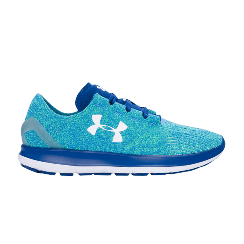 (Women)  Under Armour Speedform Slingride 'Heron Blue Lime Light'  1282000-884
