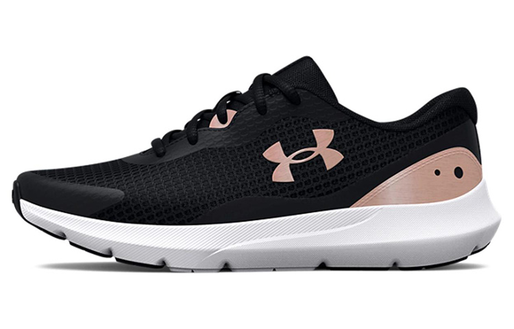 (Women)  Under Armour Surge 3 'Black White'  3024894-005