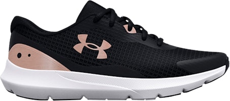 (Women) Under Armour Surge 3 'Black White' 3024894-005 (Women) Under Armour Surge 3 'Black White' 3024894-005