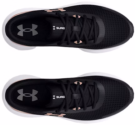 (Women) Under Armour Surge 3 'Black White' 3024894-005 Lookbook (Women) Under Armour Surge 3 'Black White' 3024894-005
