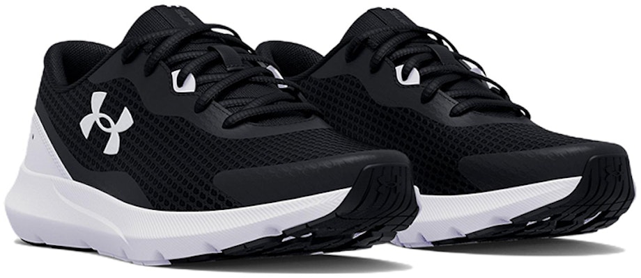(Women) Under Armour Surge 3 'Black White' 3024894-001 Lookbook (Women) Under Armour Surge 3 'Black White' 3024894-001