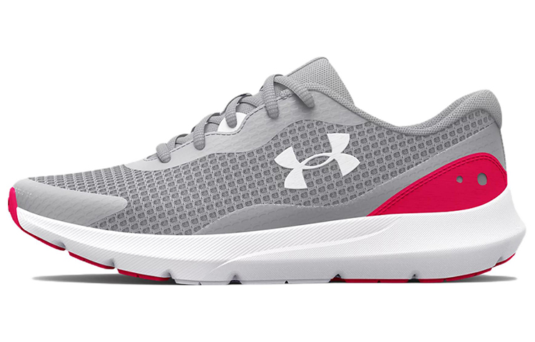 (W)  UA Surge 3 'Halo Grey Penta Pink'