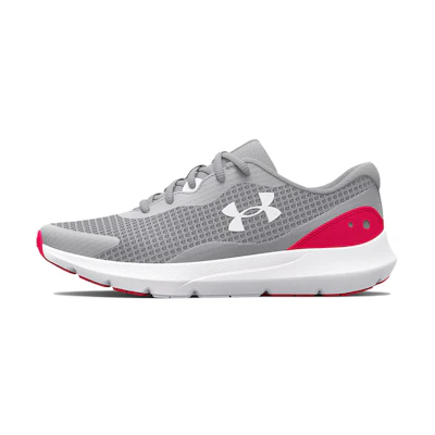 (W) UA Surge 3 'Halo Grey Penta Pink'