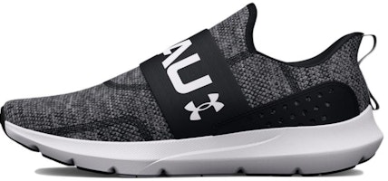 (Women) Under Armour Surge 3 Slip 'Black White' 3026507-001 (Women) Under Armour Surge 3 Slip 'Black White' 3026507-001