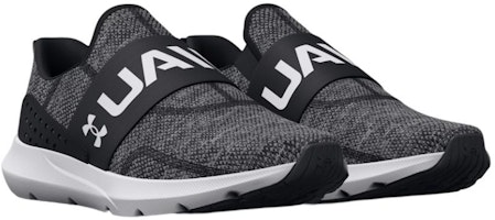 (W) Under Armour Surge 3 Slip 'Hitam Putih' 3026507-001 Lookbook (W) Under Armour Surge 3 Slip 'Hitam Putih' 3026507-001