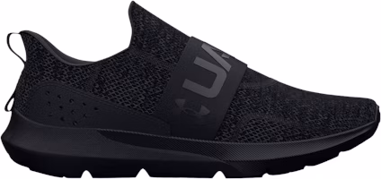 (Women) Under Armour Surge 3 Slip 'Triple Black' 3026507-002 (Women) Under Armour Surge 3 Slip 'Triple Black' 3026507-002