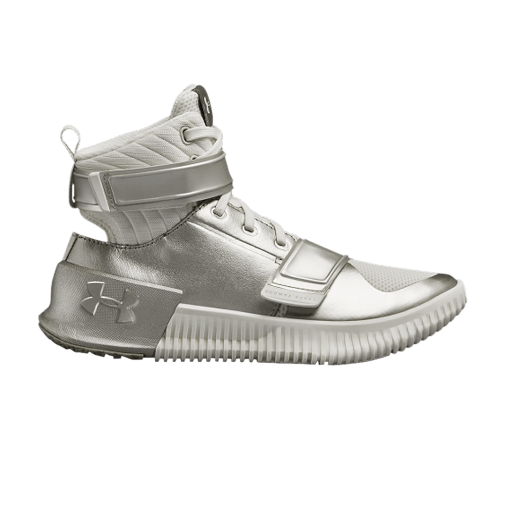 (Women)  Under Armour Ultimate Speed Mid 'Silver'  3020236-900