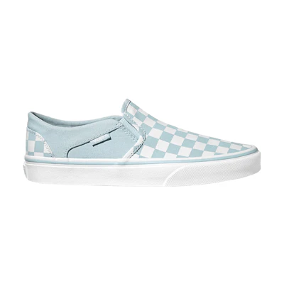 (W) Vans Asher 'Checkerboard - Baby Blue'