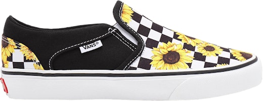 (Women) Vans Asher 'Sunflower Checkerboard' VN0A45JM9DQ