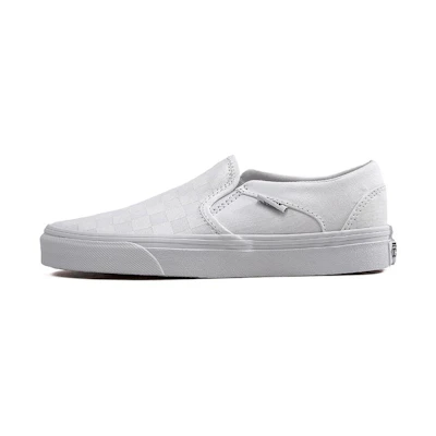 (W) Vans Asher 'White Checkerboard'