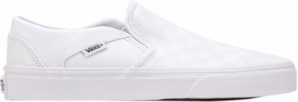 (Women) Vans Asher 'White Checkerboard' VN000VOSW51 (Women) Vans Asher 'White Checkerboard' VN000VOSW51