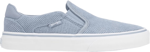 (Women) Vans Asher Deluxe Perforated Suede 'Blue Fog' VN0A3TL6XNY (Women) Vans Asher Deluxe Perforated Suede 'Blue Fog' VN0A3TL6XNY