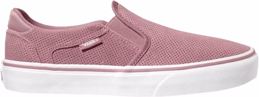 (Women) Vans Asher Deluxe Perforated Suede 'Nostalgia Rose' VN0A3TL6XNZ (Women) Vans Asher Deluxe Perforated Suede 'Nostalgia Rose' VN0A3TL6XNZ