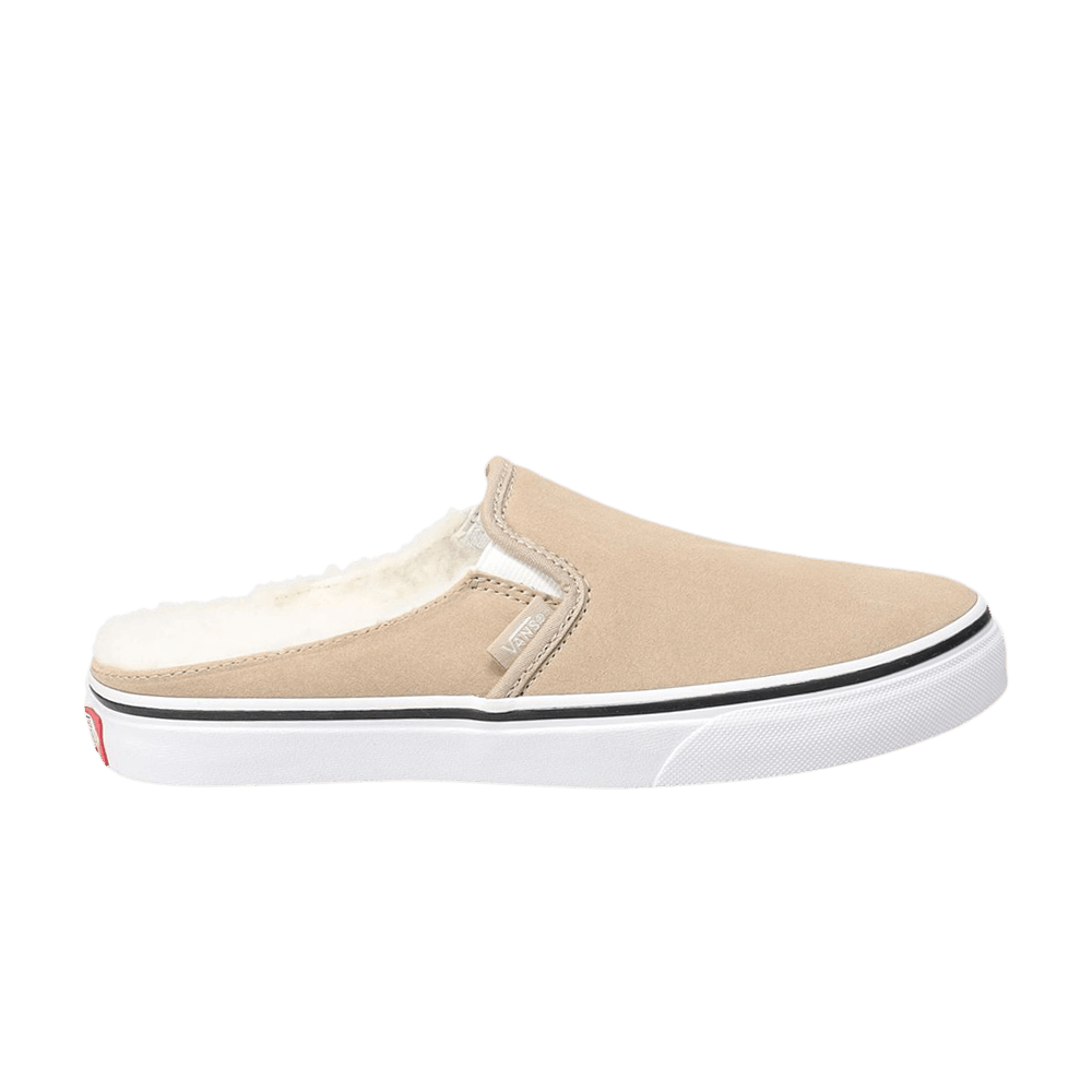 (Women)  Vans Asher Mule 'Suede Sherpa Brown'  VN0000SCNWH