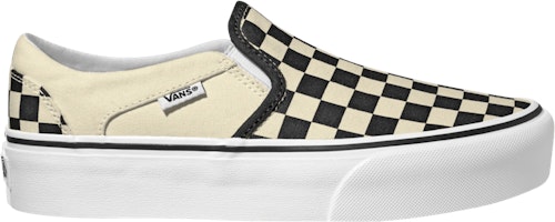 (Women) Vans Asher Platform 'Checkerboard - Black White' VN0A3WMM5GX (Women) Vans Asher Platform 'Checkerboard - Black White' VN0A3WMM5GX