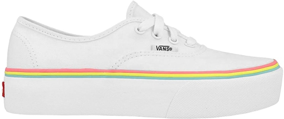 (Women) Vans Authentic Platform 2.0 'Rainbow Foxing - White' VN0A3AV8S1T1 Buy (Women) Vans Authentic Platform 2.0 'Rainbow Foxing - White' VN0A3AV8S1T1