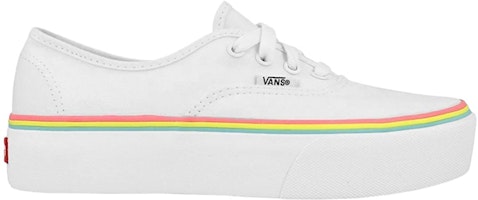 (Women) Vans Authentic Platform 2.0 'Rainbow Foxing - White' VN0A3AV8S1T1 (Women) Vans Authentic Platform 2.0 'Rainbow Foxing - White' VN0A3AV8S1T1