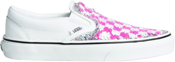 (Women) Vans Classic Slip-On 'Flipping Sequins - White Checkerboard' VN0A4BV3TBE (Women) Vans Classic Slip-On 'Flipping Sequins - White Checkerboard' VN0A4BV3TBE