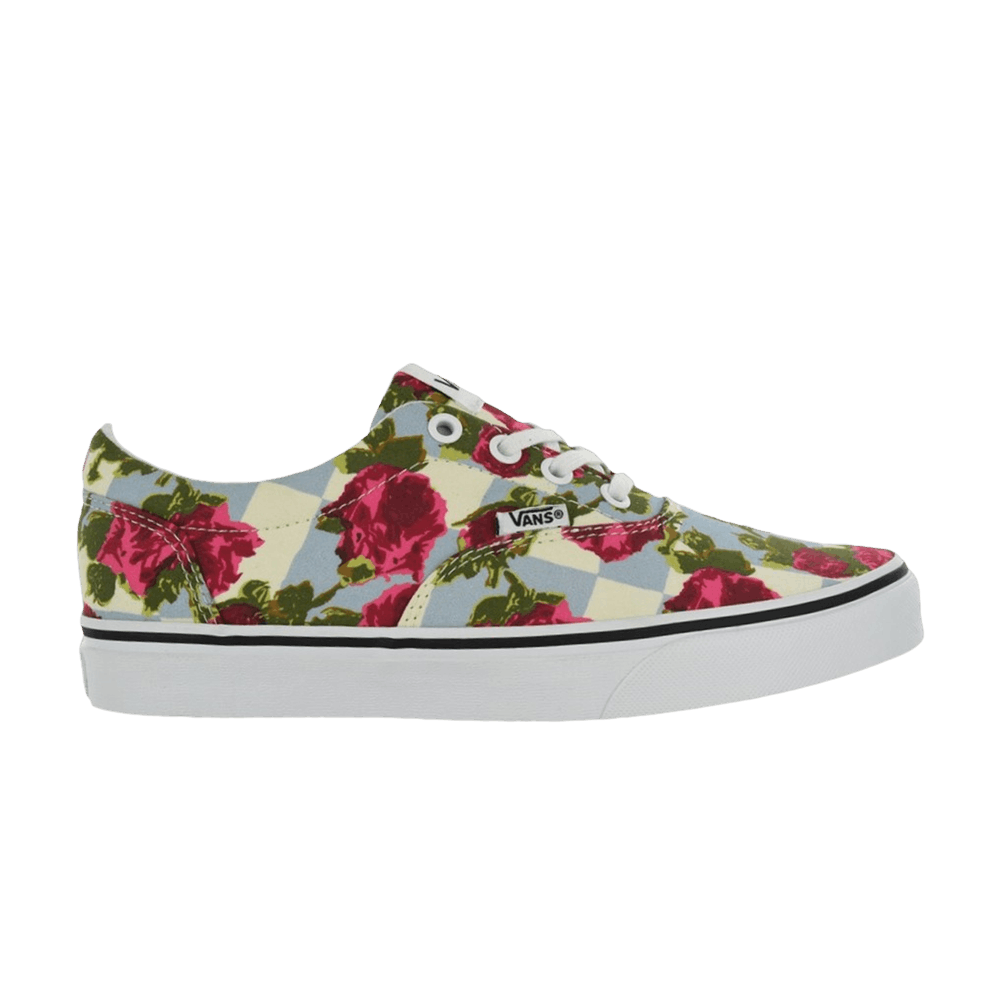 (Women)  Vans Doheny 'Checkerboard Floral - Blue'  VN0A3MVZXOA