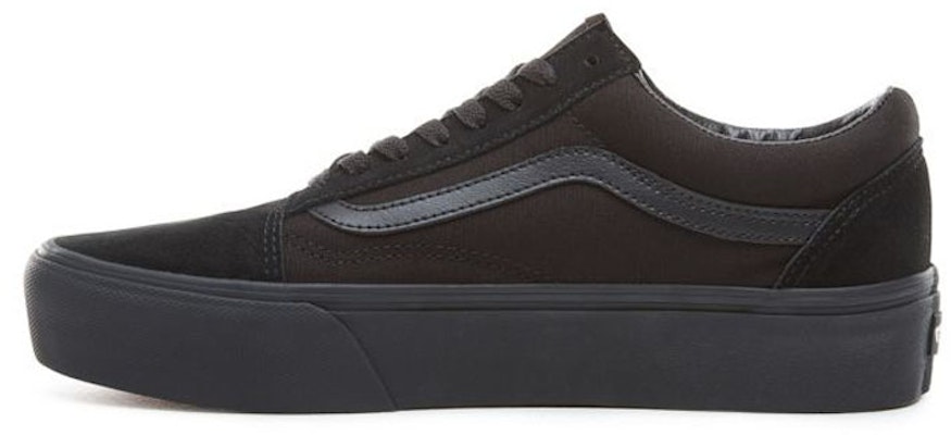 Vans Old Skool Platform 'Black' VN0A3B3UBKA Buy Vans Old Skool Platform 'Black' VN0A3B3UBKA