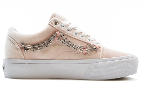 (W) ヴァンズ オールドスクール 厚底 "チェーン - ブラッシングブライド" VN0A3B3U4TB Order (W) ヴァンズ オールドスクール 厚底 "チェーン - ブラッシングブライド" VN0A3B3U4TB