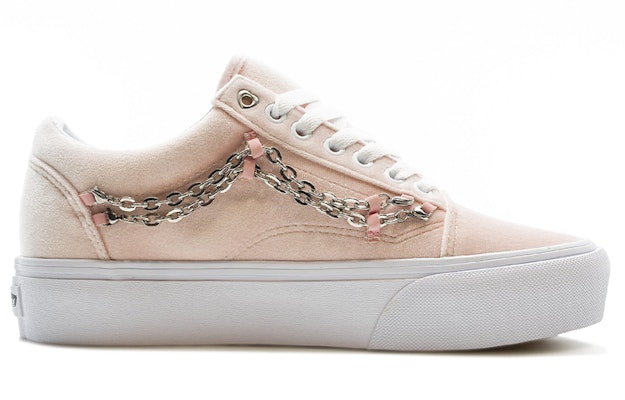 (Women) Vans Old Skool Platform 'Chain - Blushing Bride' VN0A3B3U4TB Order (Women) Vans Old Skool Platform 'Chain - Blushing Bride' VN0A3B3U4TB
