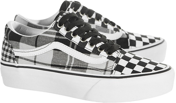 (W) Vans Old Skool 厚底 '格纹棋盘格' VN0A3B3UVYD Lookbook (W) Vans Old Skool 厚底 '格纹棋盘格' VN0A3B3UVYD