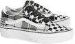 Lookbook (W) Vans Old Skool Platform 'Plaid Checkerboard' dalam Corak Kotak-Kotak. VN0A3B3UVYD