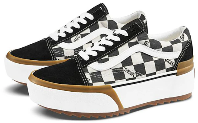 (W) Vans Old Skool Stacked ''Damier'' VN0A4U15VLV Order (W) Vans Old Skool Stacked ''Damier'' VN0A4U15VLV