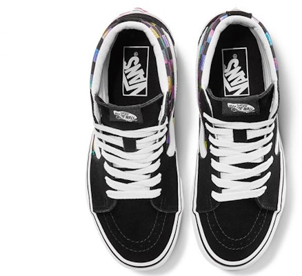 (Women) Vans Sk8-Hi 'Iridescent Checkerboard' VN0A4BV6SRY Lookbook (Women) Vans Sk8-Hi 'Iridescent Checkerboard' VN0A4BV6SRY