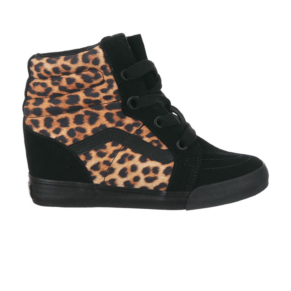 (Women)  Vans Sk8-Hi Wedge 'Black'  0UDH0K3