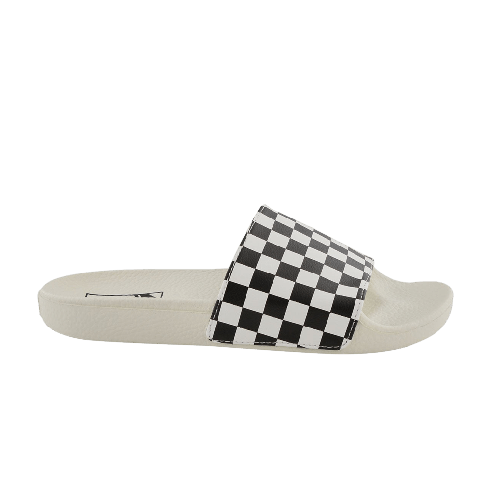 Buy (W) Vans Slide-On 'Checkboard - Marshmallow Hitam' VN0A38EHQ40