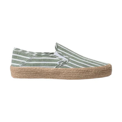 (W) Vans Slip_On Espadrille 'Garden Green'