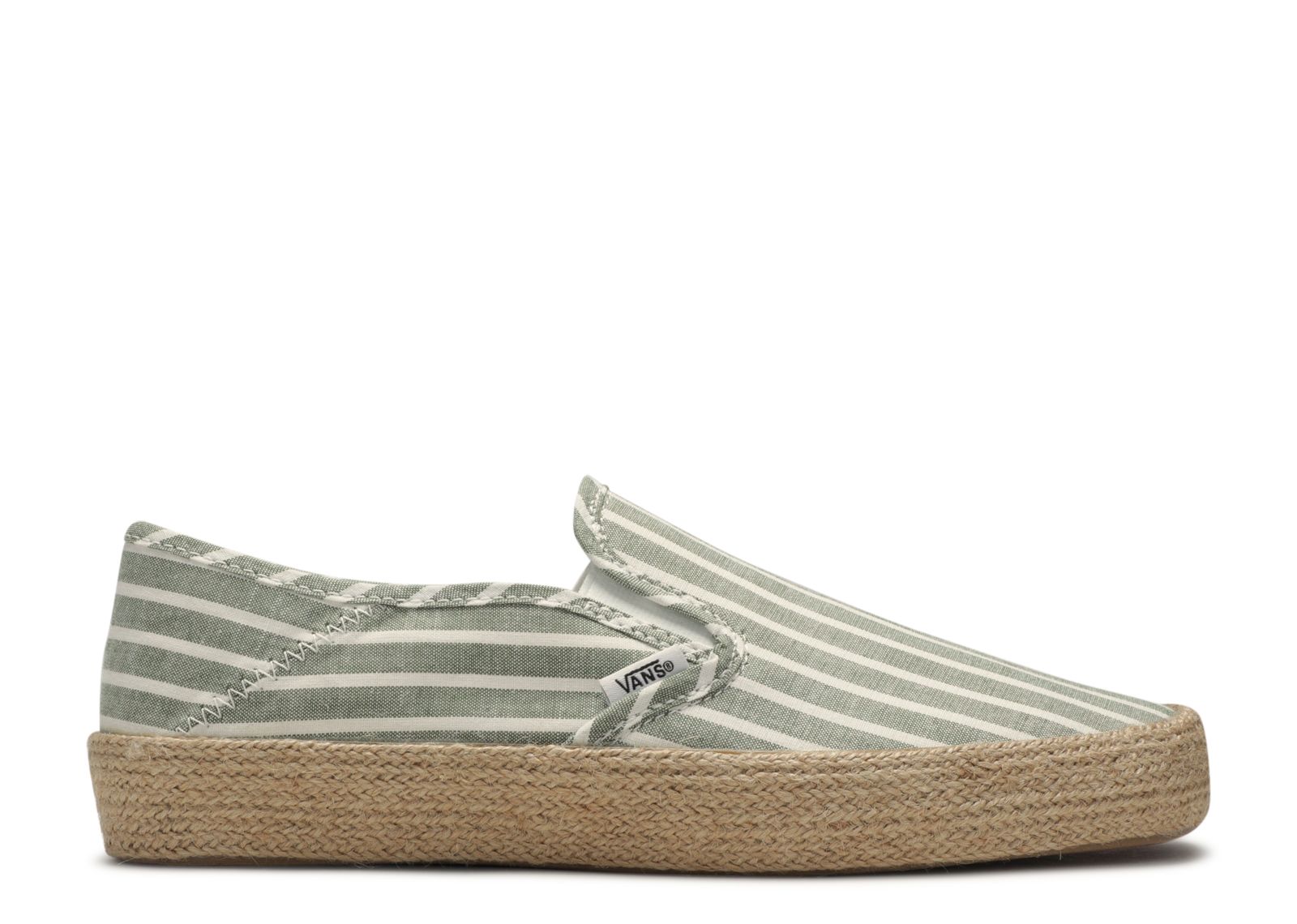 (Women)  Vans Slip_On Espadrille 'Garden Green'  VN0A3MVBVT2