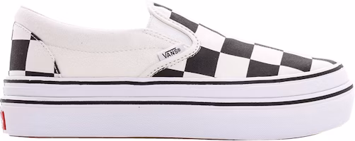 (Women) Vans Super ComfyCush Slip-On 'Big Classics Checker' VN0A4U1FXT4 (Women) Vans Super ComfyCush Slip-On 'Big Classics Checker' VN0A4U1FXT4