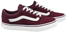 Lookbook (W) Vans Ward 'Burgundy' Lelaki Wanita Kasut Merah Marun VN0A3IUNOLQ