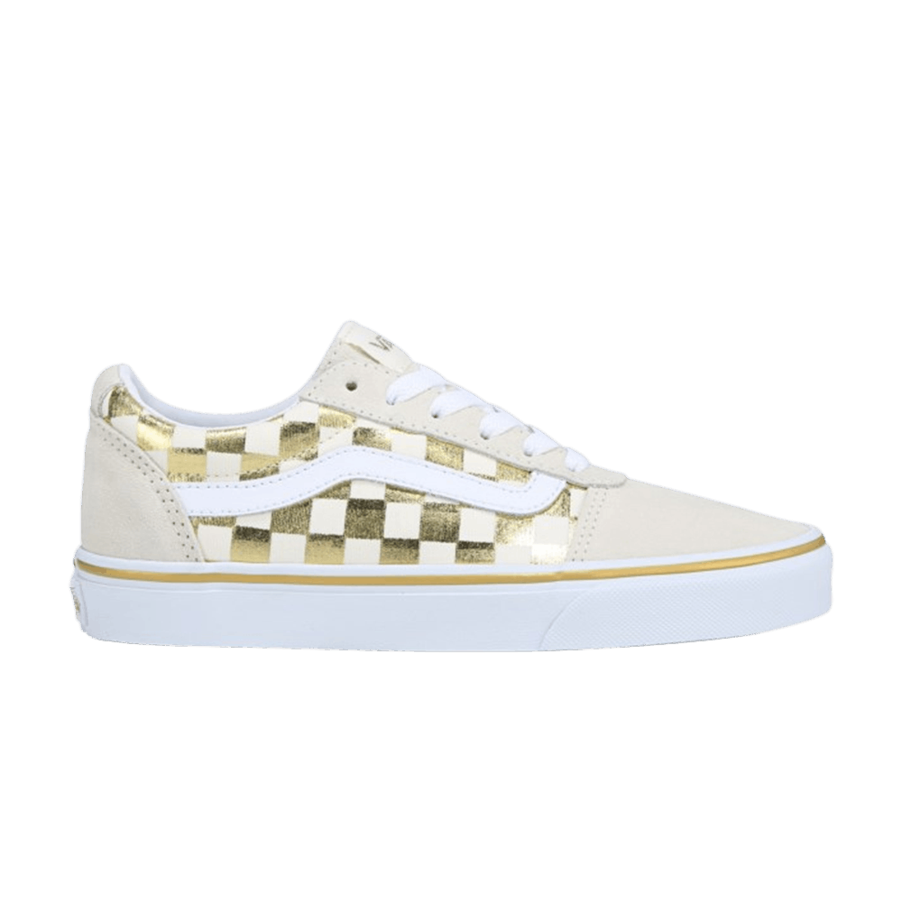 (Women)  Vans Ward Low &#x27;Gold Checkerboard&#x27;  WARD-GLD-CHECK