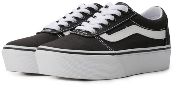 (W) Vans Ward 厚底 '黑白' VN0A3TLC187 Lookbook (W) Vans Ward 厚底 '黑白' VN0A3TLC187