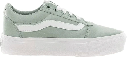 (Women) Vans Ward Platform 'Satin - Desert Sage' VN0A3TLCUFV (Women) Vans Ward Platform 'Satin - Desert Sage' VN0A3TLCUFV