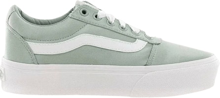 (Women) Vans Ward Platform 'Satin - Desert Sage' VN0A3TLCUFV (Women) Vans Ward Platform 'Satin - Desert Sage' VN0A3TLCUFV