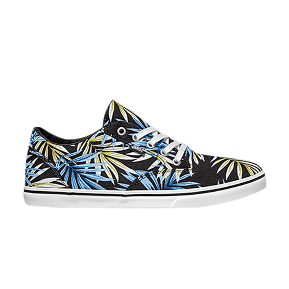 (Women)  Vans Winston Low Deluxe 'Palms - Black Blue'  VN0A3DJ4OQQ