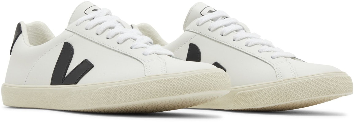 (Women) VEJA Esplar Leather 'White Black' EO0200005A Cheap (Women) VEJA Esplar Leather 'White Black' EO0200005A