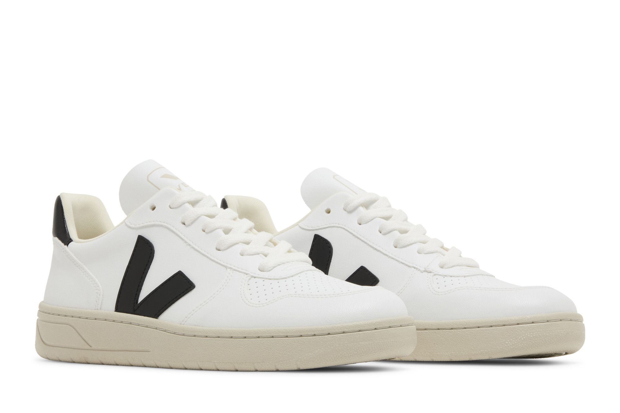 Cheap (W) VEJA V-10 CWL '白色黑色' VX0702901A