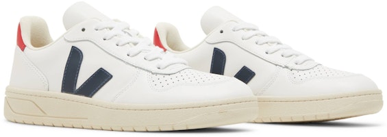 (W) VEJA V-10 '额外白色海军蓝' VX021267A Cheap (W) VEJA V-10 '额外白色海军蓝' VX021267A