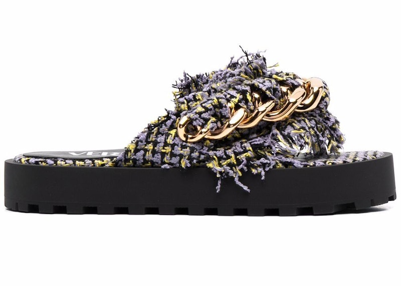 Buy (W) Sandal Versace Rantai 'Hitam Multi' 1003336-1A02766-6L11V