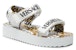 (W) Versace Garland Logo Platform Sandal 'Cetakan Baroque - Putih' 72VA3SX4-ZS196-G03