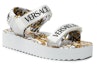 Order (W) Versace Garland Logo Platform Sandal 'Cetakan Baroque - Putih' 72VA3SX4-ZS196-G03