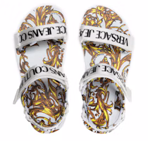 Lookbook (Women) Versace Garland Logo Platform Sandal 'Baroque Print - White' 72VA3SX4-ZS196-G03