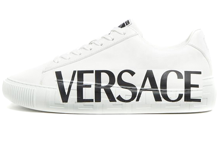 (Women)  Versace Greca Low 'Logo - White'  DST644D-DV51G-D0141