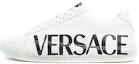 Buy (W) 베르사체 그레카 로우 '로고 - 화이트' DST644D-DV51G-D0141